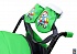 Санки-коляска Snow Galaxy City-2-1, дизайн - Серый Зайка на зелёном, на больших надувных колёсах, сумка и варежки  - миниатюра №12